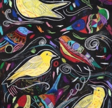 3 Yellow Spirit Birds