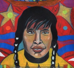 Cree Man in a Thunderbird Dream